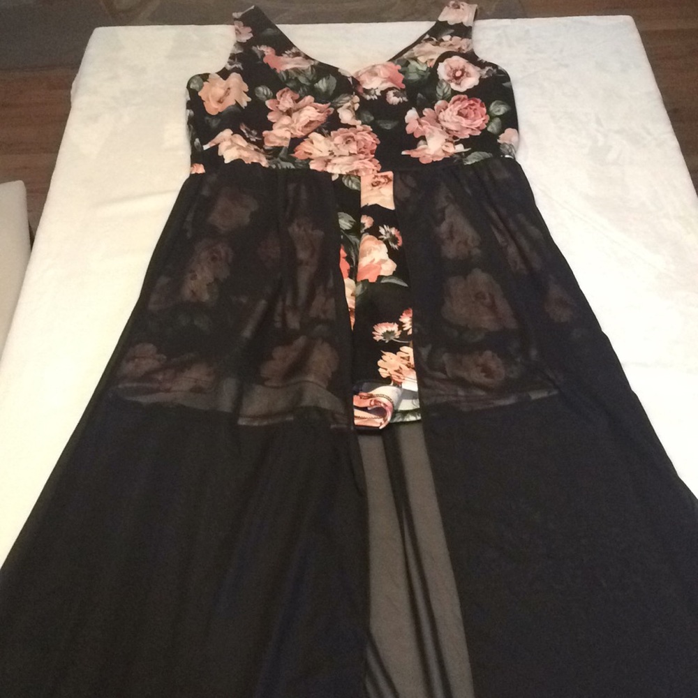 Charlotte Russe Romper Maxi Piece